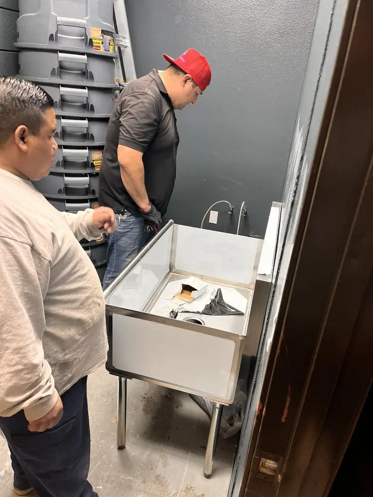 Commercial plumbing and sink installation in University Park